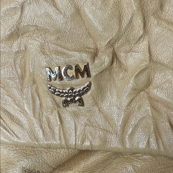MCM Tan Leather Shoulder Bag - Picture 13 of 13